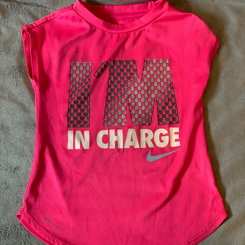 Girls bike dri fit tee